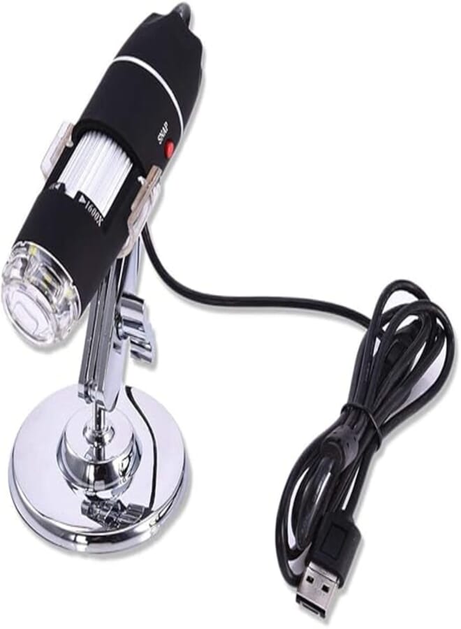 Mega Pixels1600X 8 LED Digital Microscope USB and Micro USB